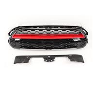 Akozon Car Front Grille Grill, Gloss Black Front Bumper Upper for GP3 Grille Kits Replacement for MINI F55 F56 F57 One Cooper S JCW GP 2014-2021