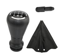 Akozon Car Gear Shift Knob Fast Install Sturdy Reliable Shifter Knob Handle Black