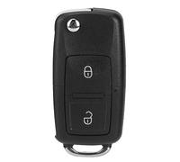 Akozon Car Key Fob 433MHz 2 Button Chip for Vario 2000-2008 | ABS Housing, DIY Vehicle Replacement, Transponder Chip, Included Battery, Compatible with 1J0959753CT