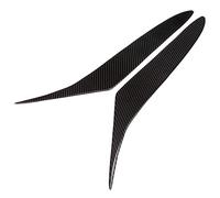 Akozon Car Light Eyebrow Eyelids Headlight Carbon Fiber Front Lamp Eyelids Trim Stickers for RX8 Coupe 2004-2008