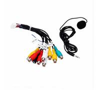 Akozon Car Radio Wiring Harness Kit 20 Pin Universal | Easy installation, Compatible with radios, Rugged metal and plastic design, 9 pin stereo connector
