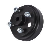 Akozon Cart Rear Brake Drum Hub 24 Splines Replacement for EZGO | 24 Tooth Star Splines, Steel Construction, OE 19186-G1 19186G1P, for 1982+ Electric, 1982-1993 2-Cycle Gas, Not for 4-Cycle