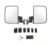 Akozon Cart Side Mirror Foldable 180° Adjustable HD Glass Cart Side Rear View Mirror Replacement for EZGO TXT RXV and DS Precedent for Safe Driving on the Green Course and Off-Road