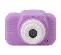 Akozon Children's High Definition Dual Lens Camera - Kids Digital Camera with 32G Memory Card, 1080P Resolution, 8X Zoom, USB Rechargeable (Purple)