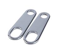 Akozon chrome indicator motorcycle brackets + Turn Indicator Light Fork Clamp Mounts Ears Shock Brackets Motorcycle Scooter