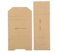 Akozon Clear Acrylic Purse Wallet Pattern Stencil Template Drawings Set Leather Hand Craft Professional Accessories for Use