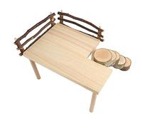 Akozon Climbing Toys Multipurpose 2 Layer Wooden Playing Activity Small Pets - Pet Supplies/Small Animals/Houses & Habitats/Décor