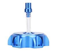 Akozon CNC Aluminum Fuel Tank Cover for Pit Motorcycles - Black (Blue)