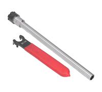 Akozon Collet Chuck Holder 17mm Clamping Range CNC Spacer Sleeve/Shaft Extender, Long Straight Holder for Milling, ER11, 150mm Length, Vibration Resistant Tool for Precision Machining (C10-ER11M-150L)