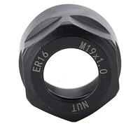 Akozon Collet Clamping Nut for CNC Milling Chuck Holder Lathe ER16 AM Type M191.0 Black, 1pcs ER16 Type Shank Lock Nut Dynamic Balance Black Outer A Inner M M191.0 (Outer A Inner M M19*1.0)