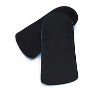Akozon Comfortable PU Height Increase Insoles - 1 Pair of 2-4cm Cushioned Half Heightening Foot Pads for Sports and Daily Use (3cm)