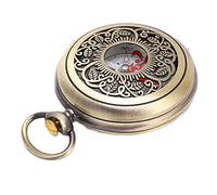 Akozon Compass Hiking Durable Shockproof Waterproof Brass Camping Tools for Navigation Outdoor, Brújula de Senderismo