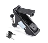 Akozon Compression Latch Lock, RV Door Latches for Compartments, Zinc Alloy Trigger Latch Lock with 2 Keys, Adjustable Lever, Hand Operated Flush Lever for RV Marine Boat Cabinet Tool Box