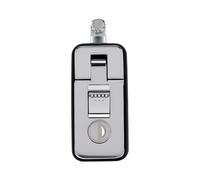 Akozon Compression Latch Twist Turn Lock with Keys, Heavy Duty Slam Latch for RV Trailer Boat Marine Yacht, Stainless Steel Cabinet Drawer Hardware Replacement Kit (Chrome Plated)