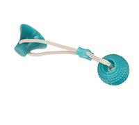 Akozon Cpfk Suction Cup Dog Tug Toy, Suction Cup Dog Tug Teeth Cleaning Chewing Interactive Puppy Pull for Yard Home Suction Cup Dog (Green Ball Shape)