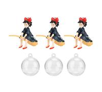 Akozon Cute Little Witch Fish Tank Decorations - Floating Little Witch Aquarium Accessories for Fish Tanks - Safe & Adjustable Playmate for Freshwater & Saltwater