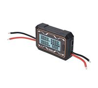 Akozon DC Power Meter with Backlight Function, Large Screen Display Multifunctional Tester for Solar Energy Systems, Industrial Use, 0-60V Voltage Range, 100A/150A/200A Current Options (100A)