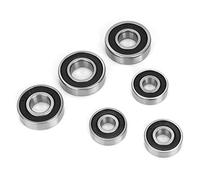 Akozon Deep Groove Ball Bearings 6 Pcs Transmission Gearbox Bearing Set for GY6 Scooter Repair Accessory