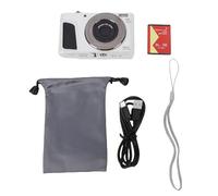 Akozon Digital Camera 4K HD 56MP Optical Zoom 10x 6x Digital Zoom Camera with Flip Screen and Flash Photography Selfie Vlogs Macro Filming