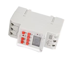 Akozon Digital Programmable Timer Switch, 1 Second to 168 Hour Timing Range, LCD Display, 30A Capacity, 20 On Off Cycles, AC 220-240V Suitable for Appliance Lifecycle Management