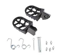 Akozon Dirt Bike Foot Peg Aluminum Alloy High Load Bearing for Motorcycle Foot Rest Peg for Surron Light Bee X (Black)