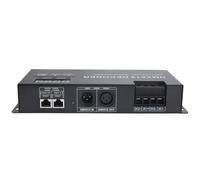 Akozon DMX 24 Channel LED Decoder Controller with Digital Display for RGB Strip Lights - DMX512 Compatible Dimming Driver DC 5-24V