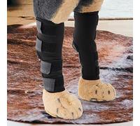Akozon Dog Front Leg Brace 1 Pair Elbow Protector Support Wrap Knee Black L for Home (L)