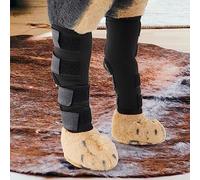 Akozon Dog Front Leg Brace 1 Pair Elbow Protector Support Wrap Knee Black L for Home (S)