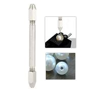 Akozon Double End Chuck Hand Twist Drill Bit for Jewelry and Watch Repair Hex Angle