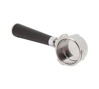 Akozon Double Spouts Portafilter, 54mm Stainless Steel Handle Three Ear Ears Nozzle for 870 880 Rosewood Replaceable Coffee Making Machine Attachments Home Office