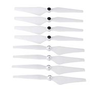 Akozon Drone Propeller, 8 Pieces/Set, CW CCW Self-Locking, for Phantom 1/2/3/3PRO/FC40/E300, 4x9450 CW, Quadcopter Blade for 2/3 Car, White, Teen & Adult