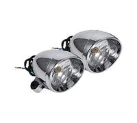 Akozon Ducati Bullet Fog Lights - 2PCS Motorcycle Headlight Set with Unique Lens Design, Low Power Consumption, Easy Installation