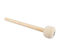 Akozon Durable Bass Drum Mallet Stick with Wool Felt Head Percussion Marching Band Accessory, Maple Stick Wool Texture Head Mallets Hammer Percussion Instrument Accessory Game Accessories