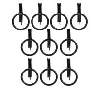 Akozon E Track O Ring Tie Down Anchors, Steel, 2500 Lb Safe Load | Galvanized Steel, Cargo Restraint, Truck and Trailer Use, Fits Standard 2.5 X 1 Inch Rail Slots, for