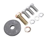 Akozon EA 1044 S Harmonic Balancer Bolt & Pulley Bolt Kit, Replacement for Bbc Harmonic Balancer with Grade 8 Steel Hardware 1/2 20 Threads, Fits for Chevy 366/396/402/427/454