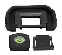 Akozon EB Viewfinder Eye Cup Eyepiece Viewfinder Protector Viewfinder Eyecup Eyecup Cold Shoe Cover Level Set for 5D2 D6 7D 60D Camera