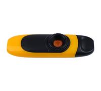 Akozon Eco-Friendly ABS Professional Ocarina with Resin, Includes Reed, Lanyard, Microphone, and 3.5mm Adapter for Musicians (Lemon Yellow)