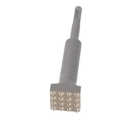 Akozon Electric Breaker Hammer Bits, Square Head Bushing Bit 40cr Steel Flower, Hammer, SDS-Shank Point Groove Chisel for Concrete Head, Drill Polishing