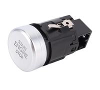Akozon Engine Start Stop Switch Button Replacement for VII Mk7 2013-2020 Ignition Starter Key Push Silver