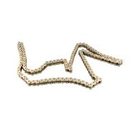 Akozon Enhanced Motorcycle Oil Seal Chain 520HO 116L in Golden Carbon Steel Design for Superior Motorbike Performance
