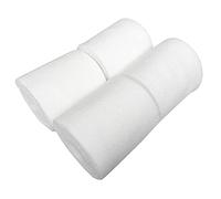 Akozon Equestrian Equipment Leg Support Wraps - 4 White Thicken Fleece Leg Wrap Bandage Boot