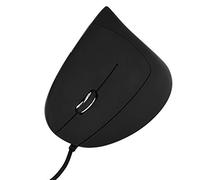 Akozon Ergonomic USB Wired Left Hand Vertical Mouse - Essential Health-Caring Gaming Tool with Optical Tracking