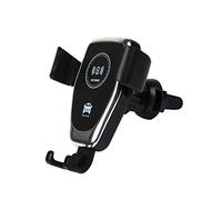 Akozon Fast Charging Wireless Car Mount Auto Clamping Phone Holder for All Wireless Charging Smartphones, Easy Installation, 15W Input Power, High Efficiency