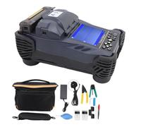 Akozon Fiber Optic Splicer Full Automatic Cable Splicing Heating Machine for Optical Jumper Pigtail Wire (UK Plug)