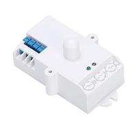 Akozon Fit for SK-806 5.8GHz Wave Sensor Body Motion Detector Light Switch for Energy-Saving Automatic Lighting, 360° Detection, Adjustable Settings,