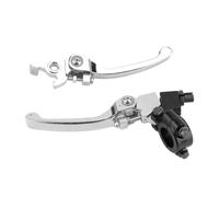 Akozon Folding Clutch Brake Lever, Handlebar Brake Master Cylinder Clutch Lever Fit for CR80 CR85 CR125 22mm for 50 to 250ml Scooter