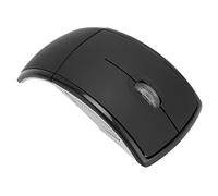 Akozon Folding Wireless Mouse, Receiver for PC Laptop Foldable Computer Wins98 Me 2000 XP Vista OS(Grey) Folding Portable Compact 2.4G with USB 1600dpi Matte Office