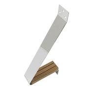 Akozon Foot Pedal Board, Boarding Foot Pedal 304 Stainless Steel Slip Proof Scratch Guard Foot Pegs Yacht Boating Hardware Accessories