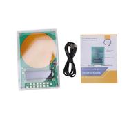 Akozon Frequency Generator Adjustable Waveforms Meditation Lab USB Powered (Gold Plated with Gold Panel)