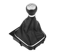 Akozon Gear Knob Shift Lever 6 Speed Boot Cover for 6 MK5 MK6 2005-2014